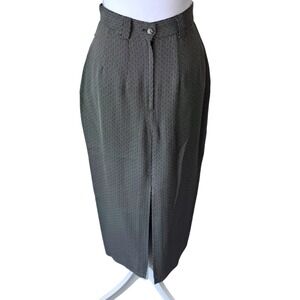Vintage Pencil Skirt High Waisted Micro Pattern L. Bates Size 4